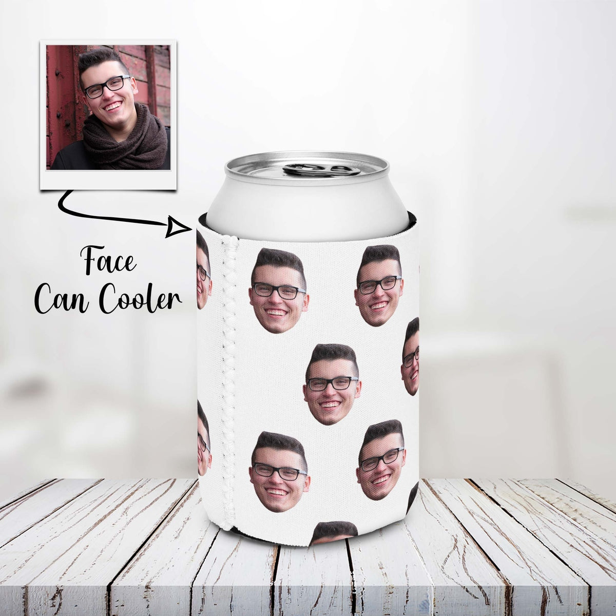 Personalized Face Can Cooler Main image