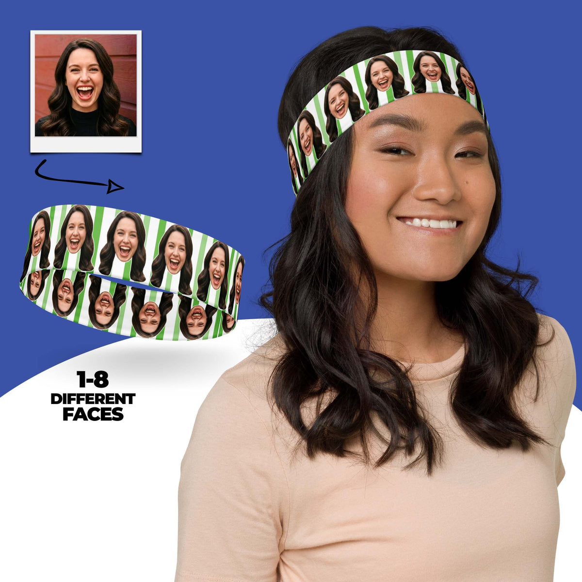 Personalized Face Headband Main image