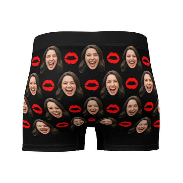 Personalized Face Kiss Boxers