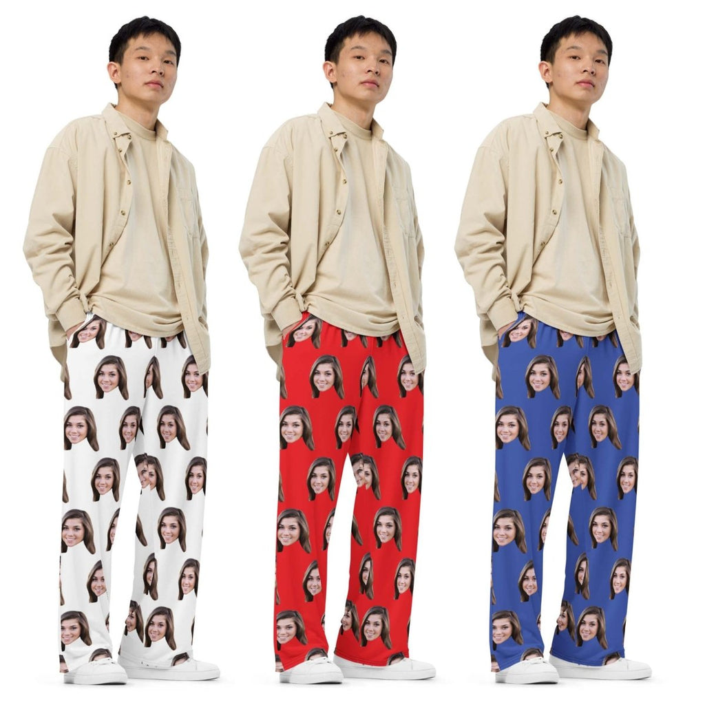 Custom Face Pajama Pants Personalized Photo Pajamas