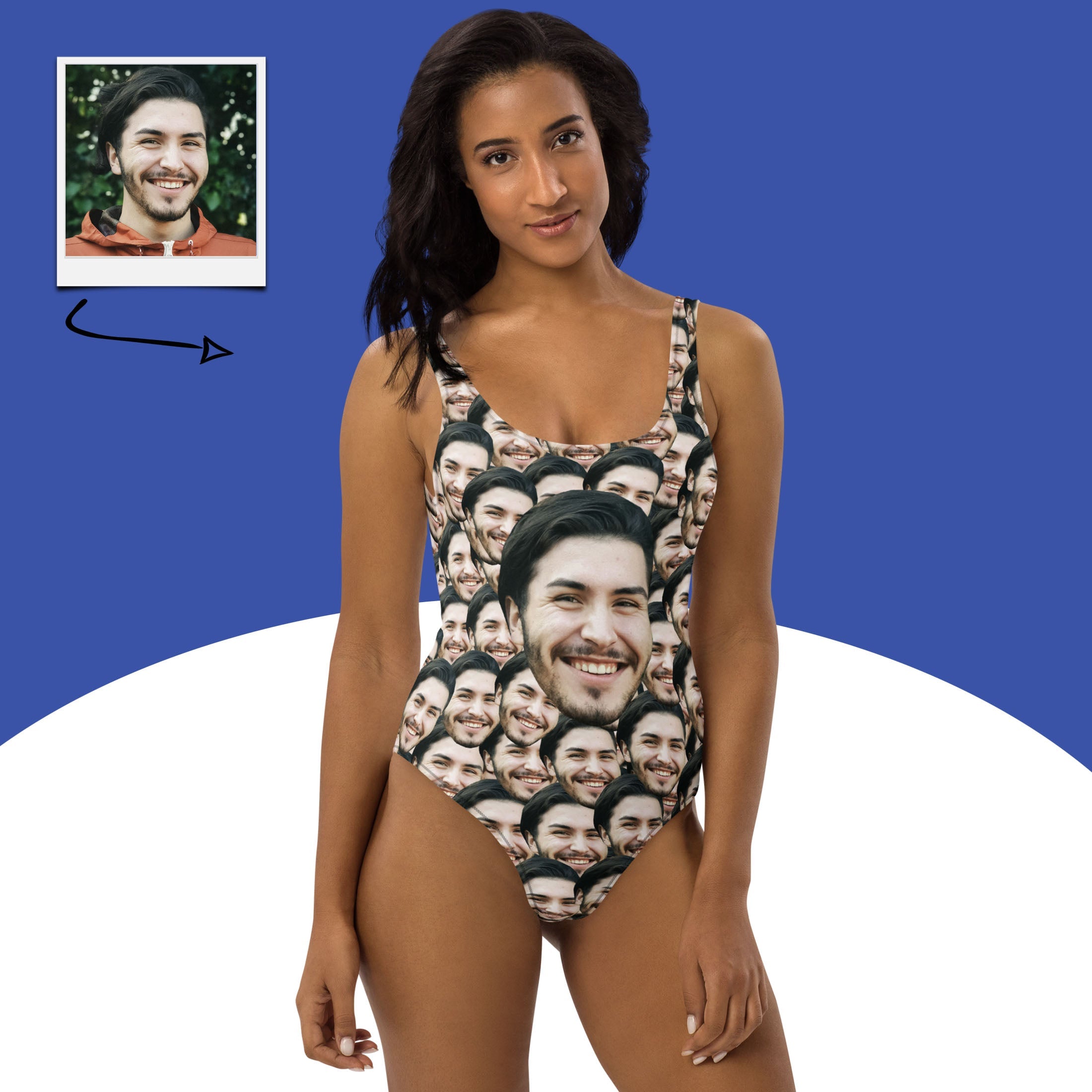 Personalized Face Photo Swimsuit Main image