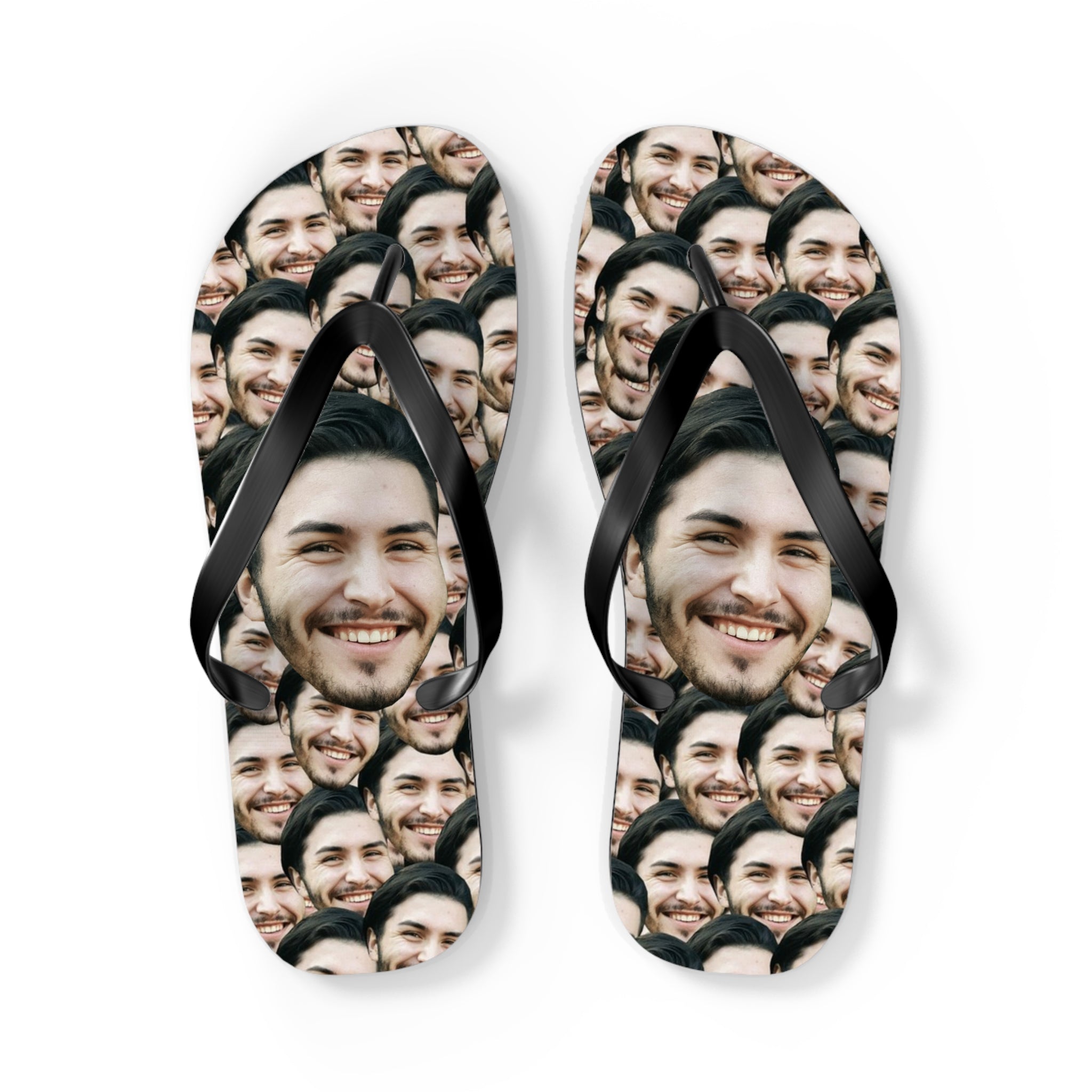 Personalized Faces Flip Flops
