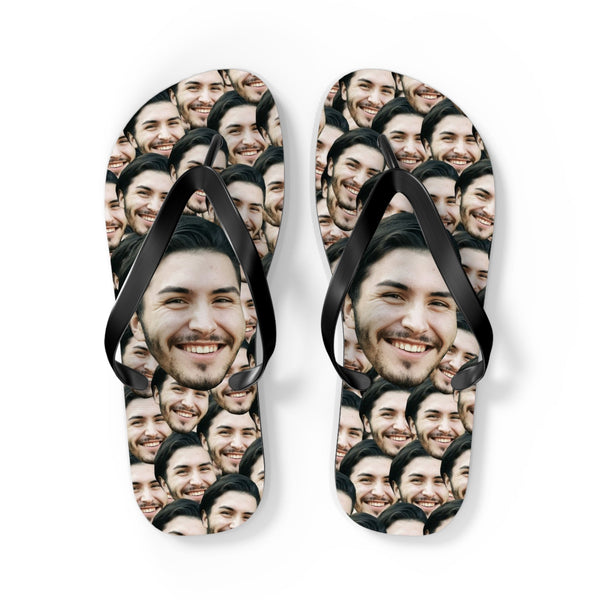 Personalized Faces Flip Flops