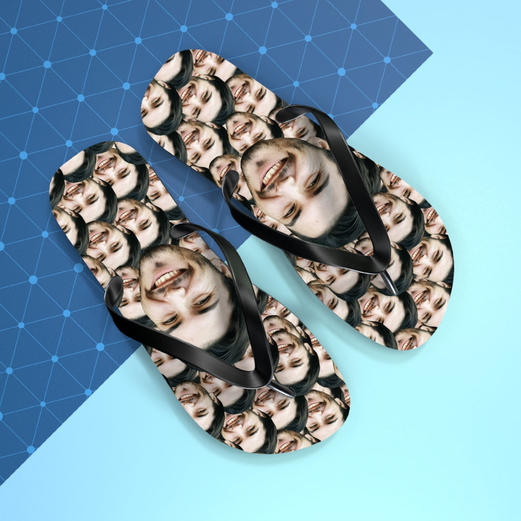Personalized Faces Flip Flops