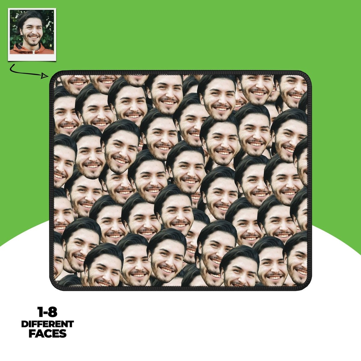 Personalized Faces Gaming Mouse Pad Main image