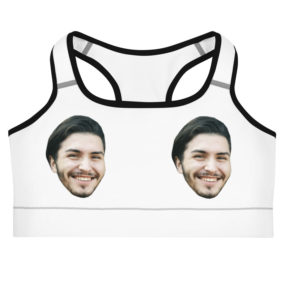 Personalized Faces Sports Bra
