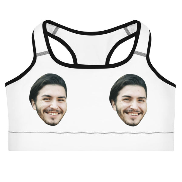 Personalized Faces Sports Bra