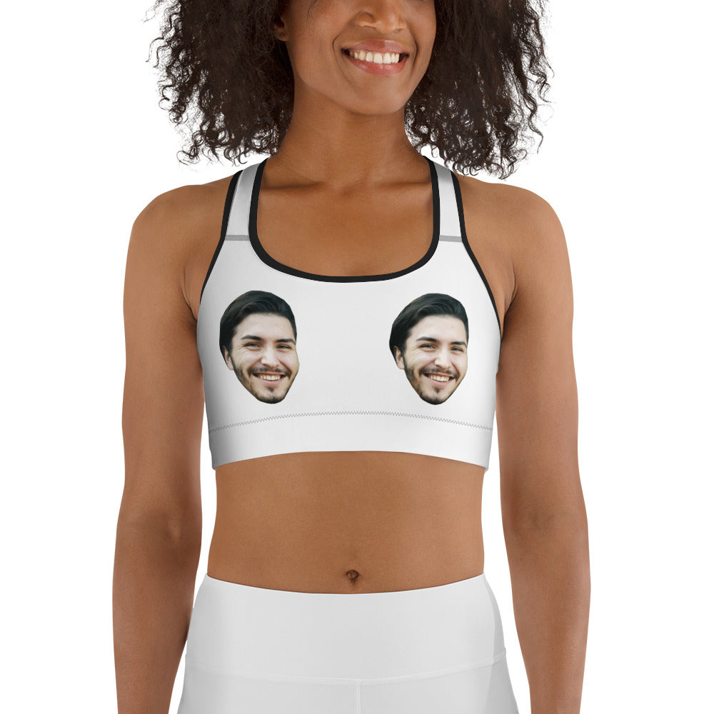Personalized Faces Sports Bra
