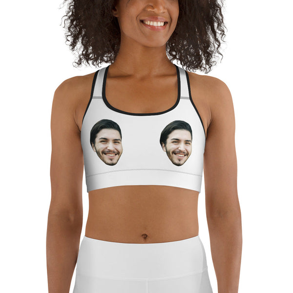 Personalized Faces Sports Bra