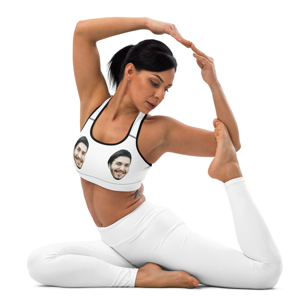 Personalized Faces Sports Bra