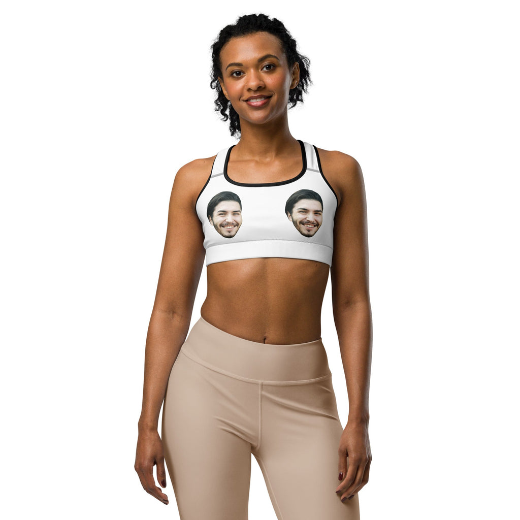 Personalized Faces Sports Bra