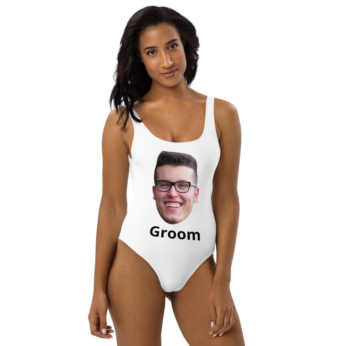 Personalized Groom Face Swimsuit Main image