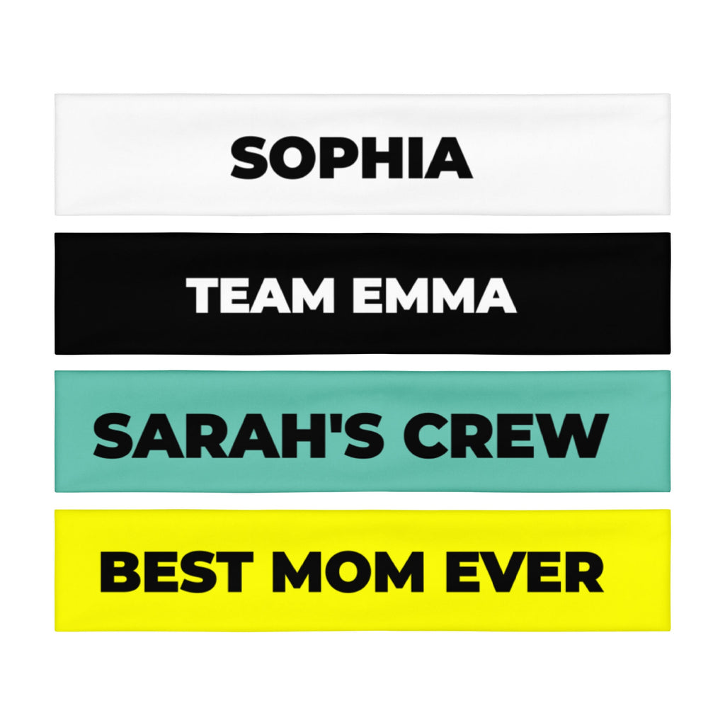 Personalized Name Headband