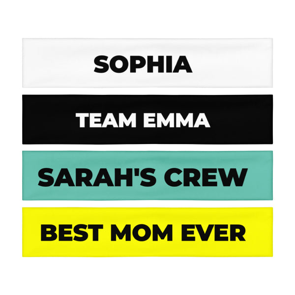 Personalized Name Headband