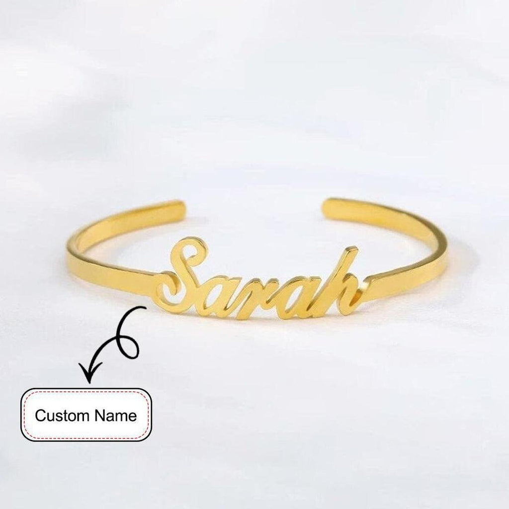 Personalized Open Cuff Bracelet