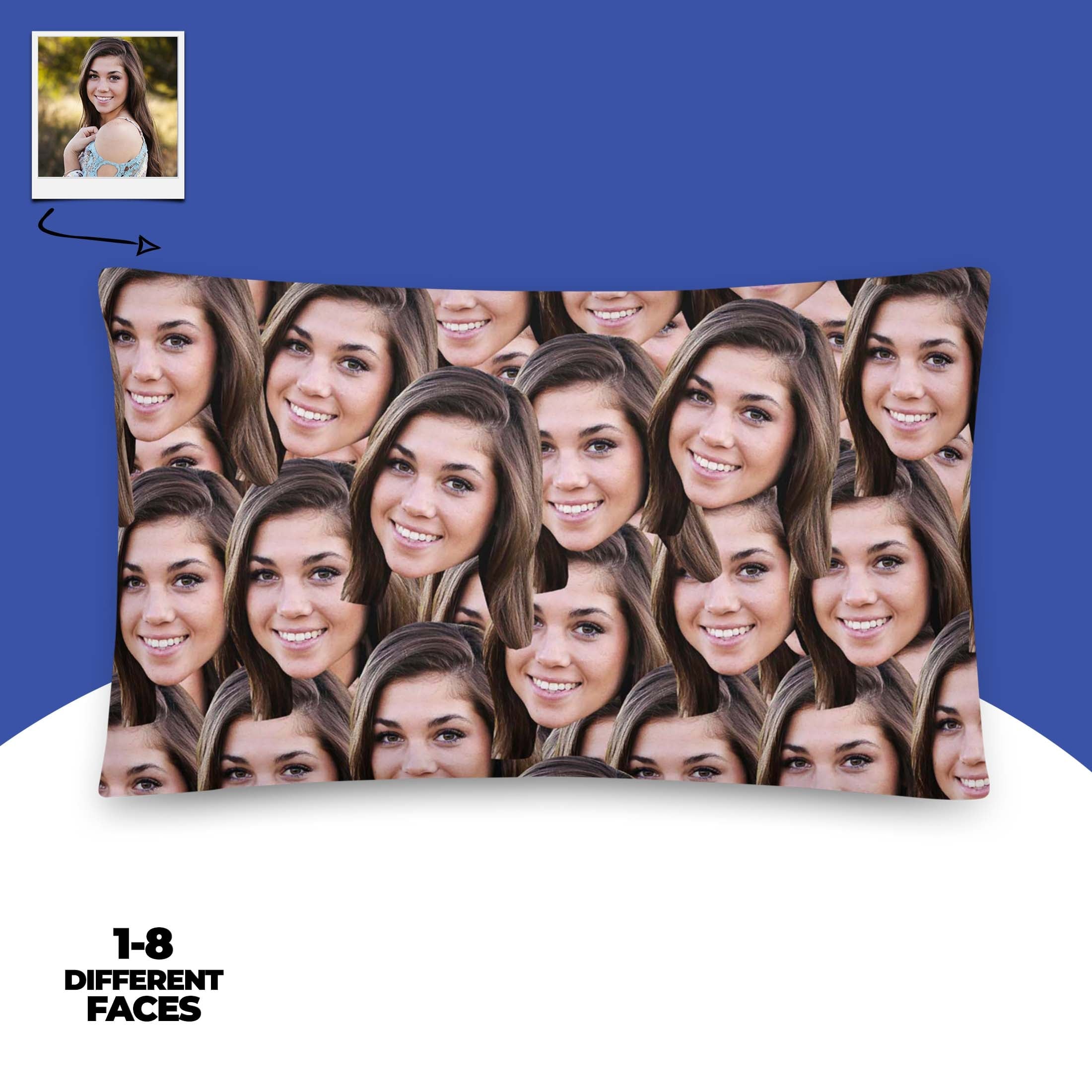 Personalized Photo Face Pillow Main image
