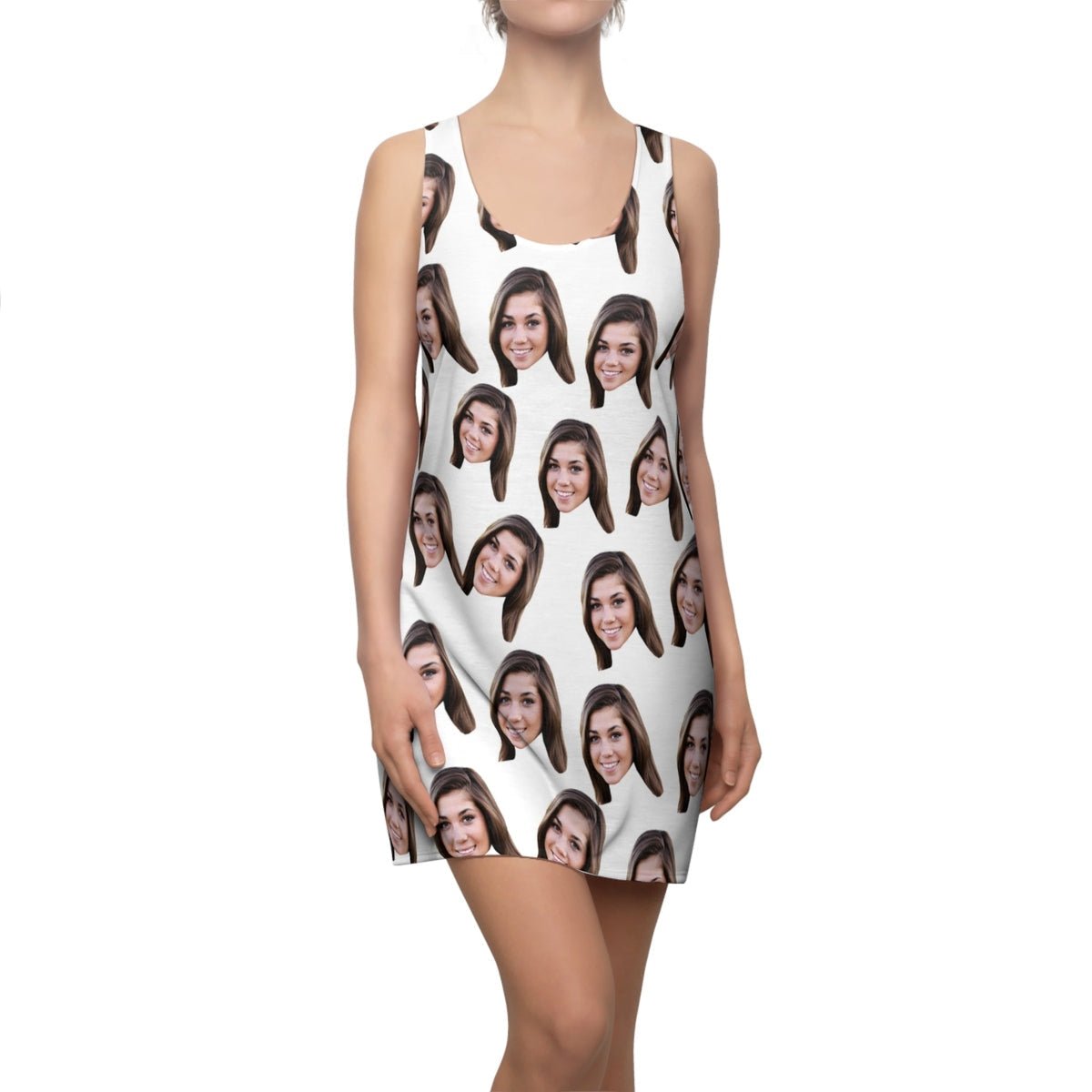 Personalized Photo Racerback Dress Secondary image