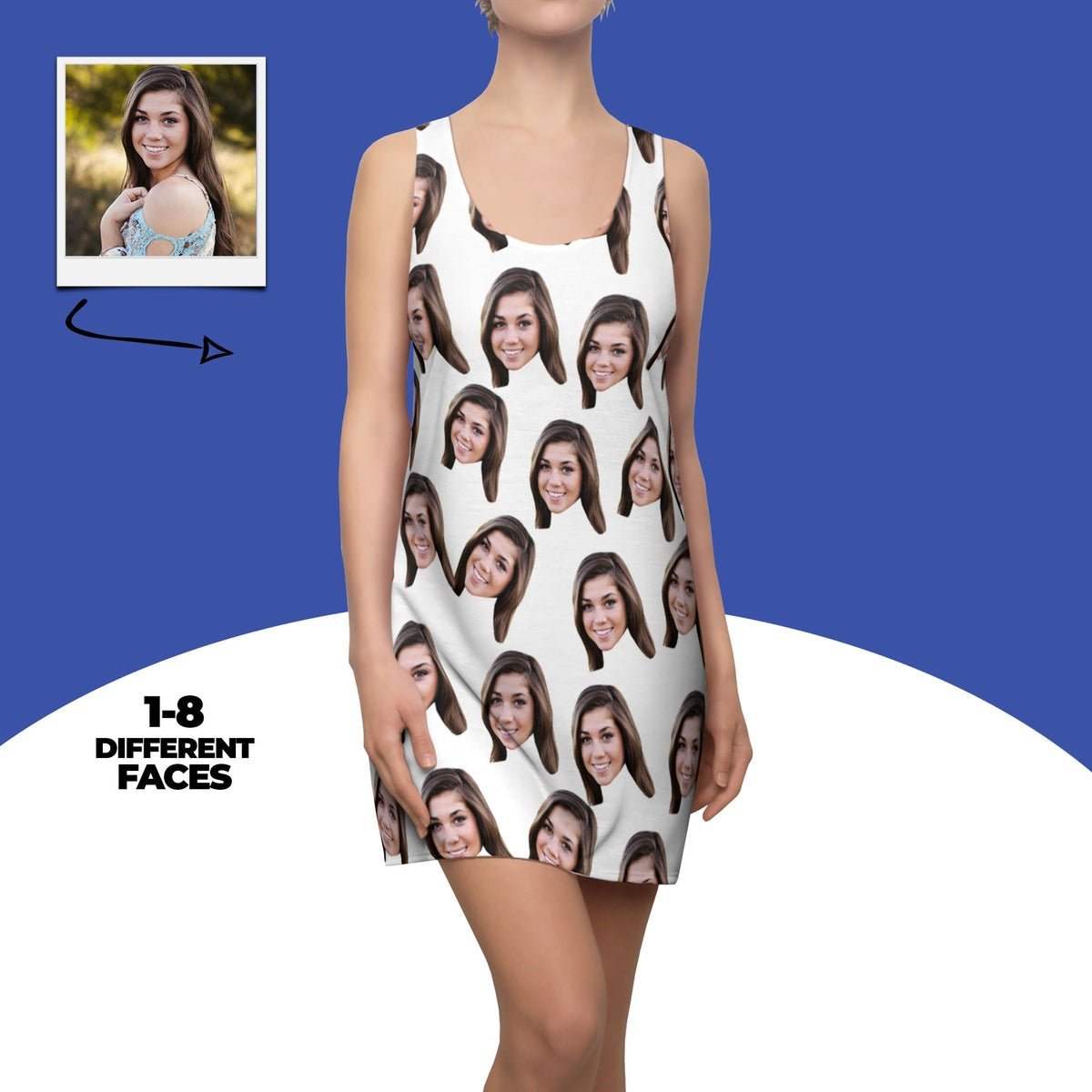 Personalized Photo Racerback Dress Main image