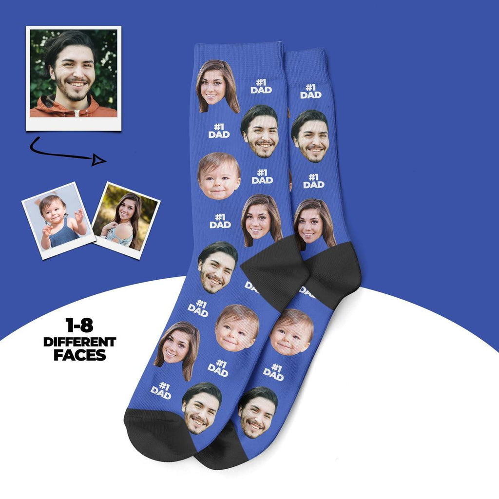 Personalized Photo Socks for Dad