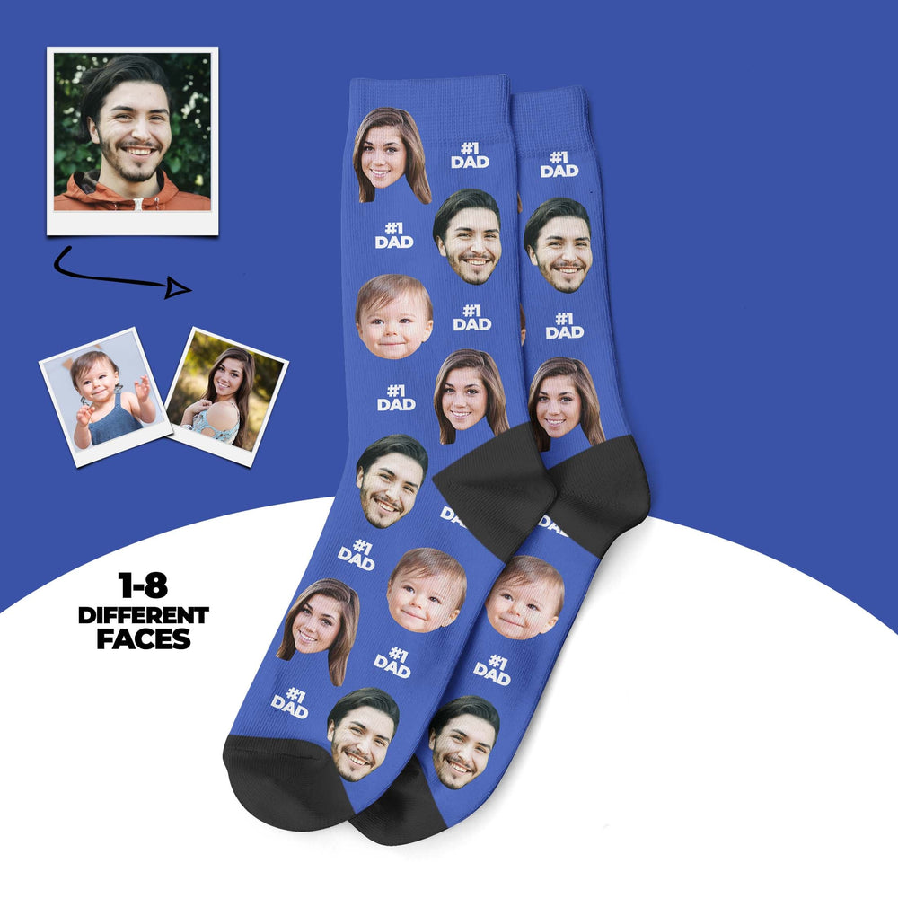 Personalized Photo Socks for Dad