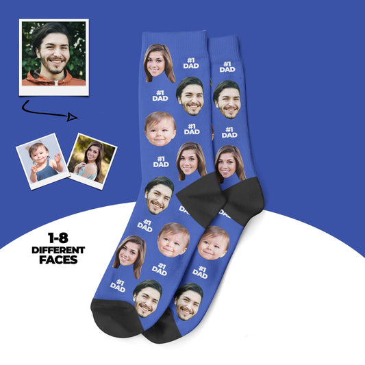 Personalized Photo Socks for Dad