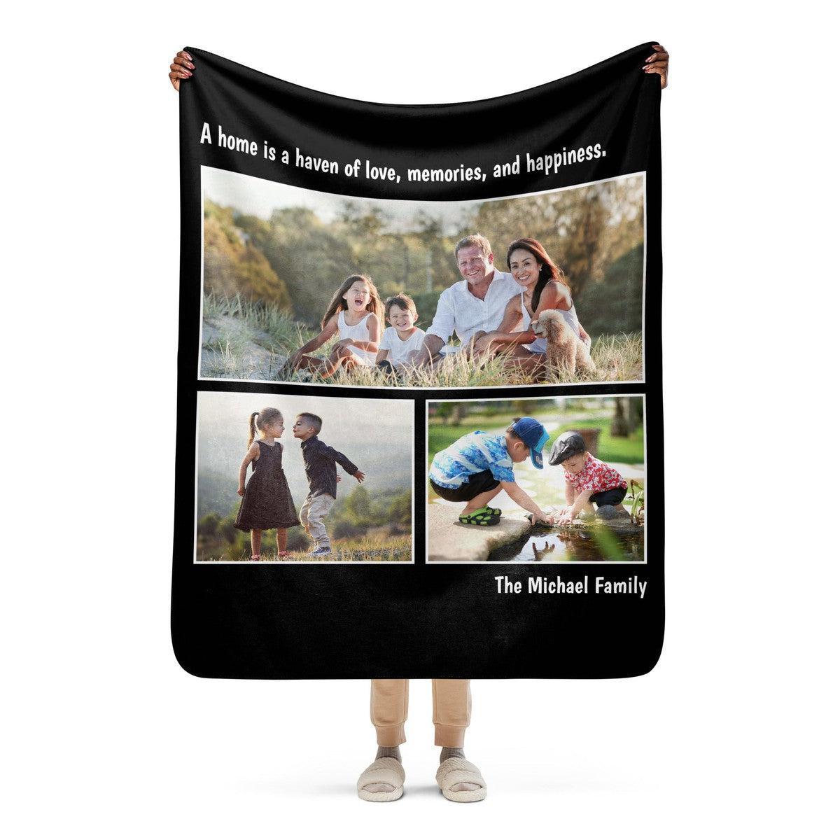 Personalized Photos Blanket Main image