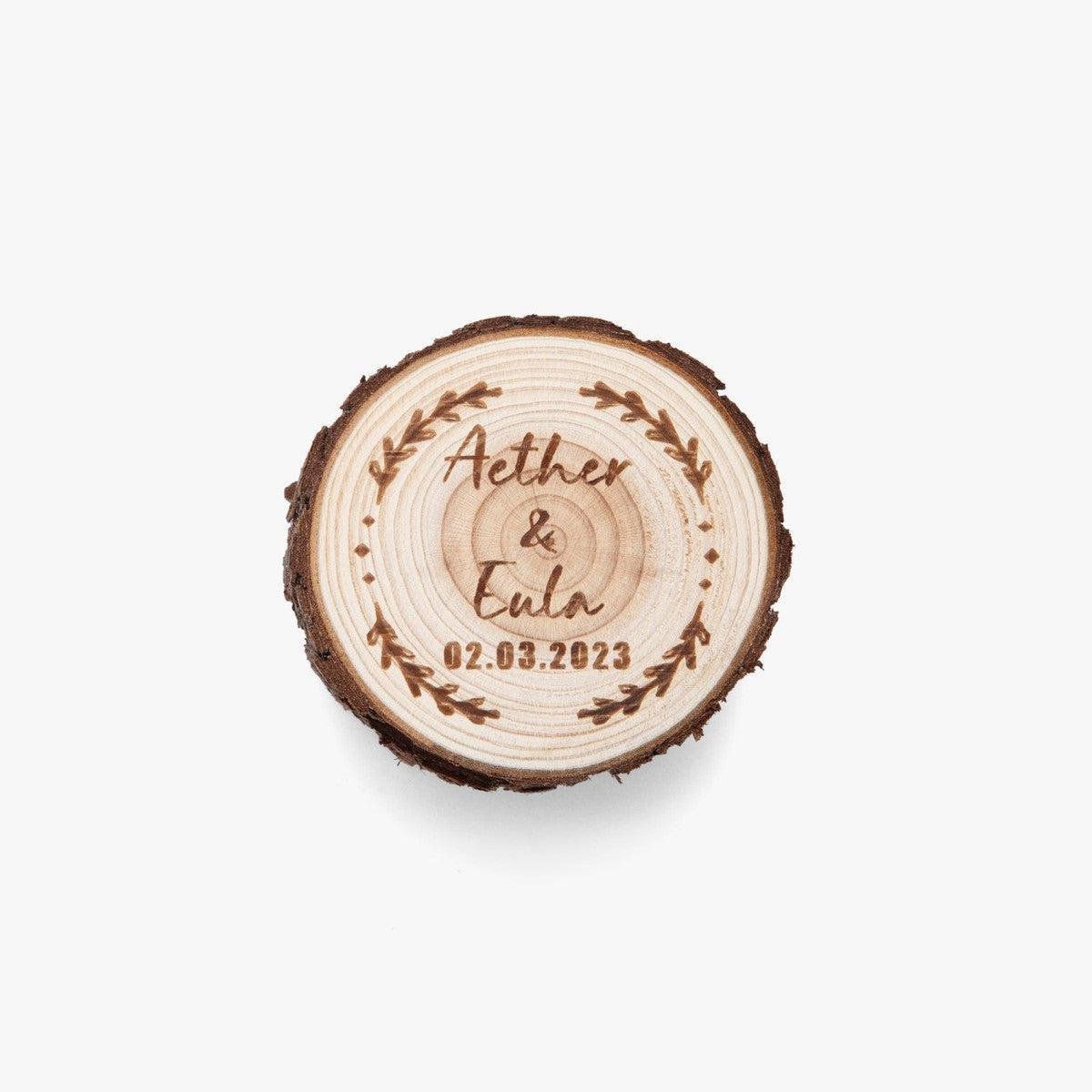 Personalized Round Ring Box Main image