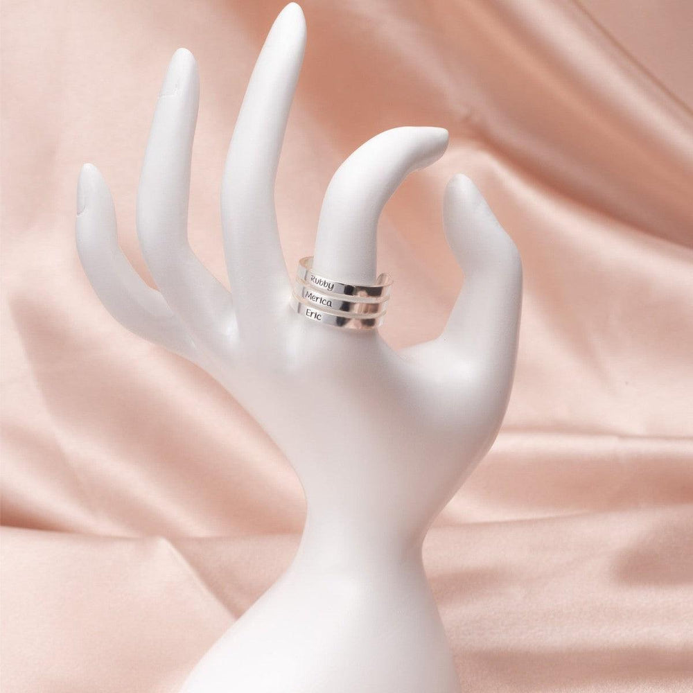 Personalized Stackable Name Ring