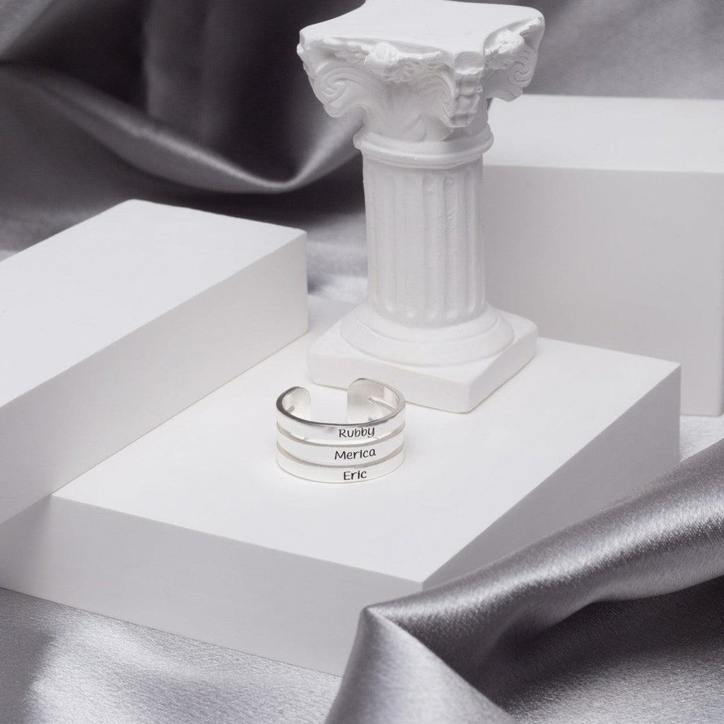 Personalized Stackable Name Ring