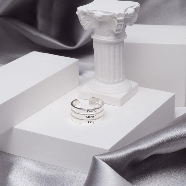 Personalized Stackable Name Ring