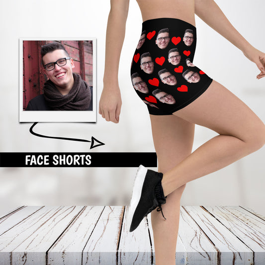 Personalized Women's Face Shorts