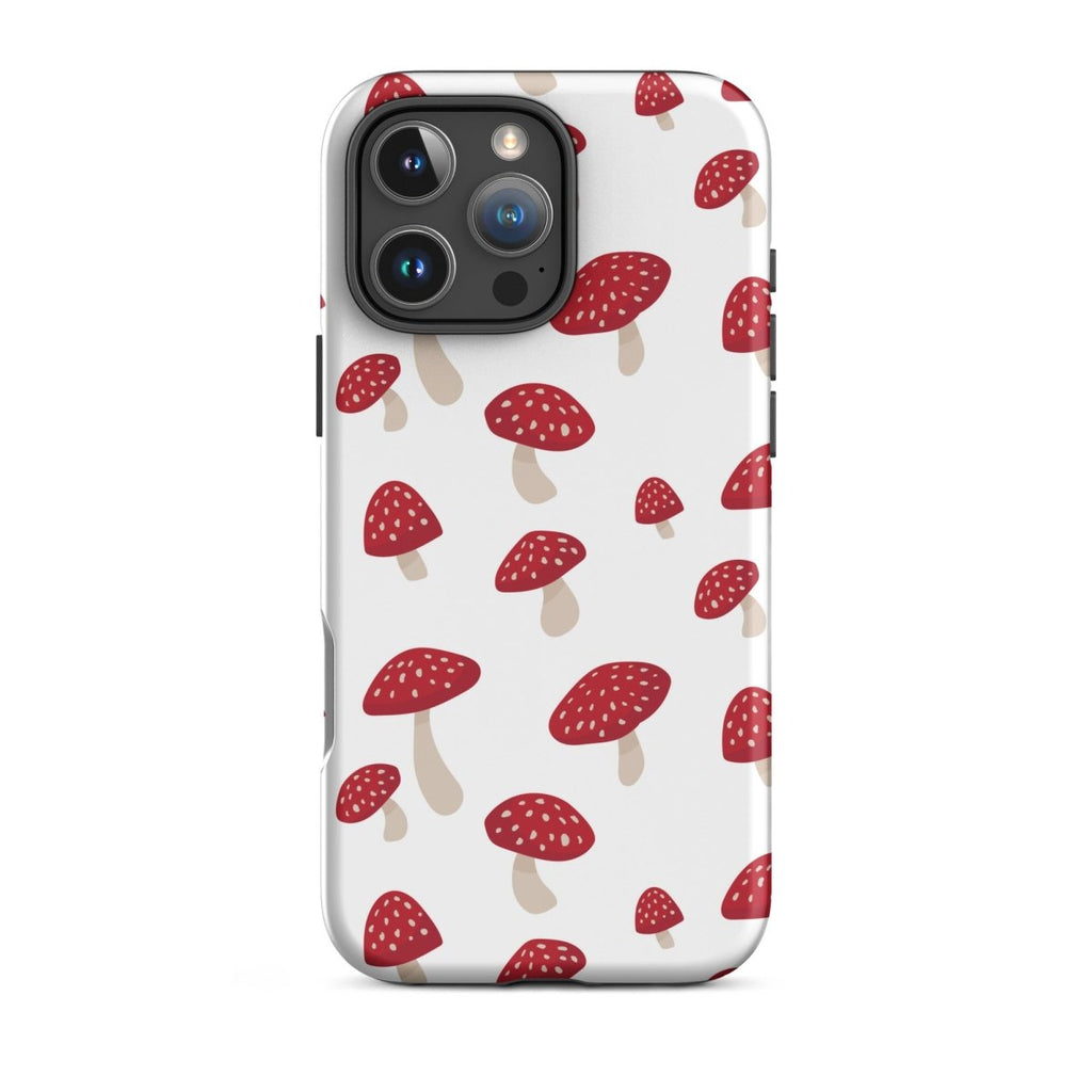 Red Mushrooms iPhone Case
