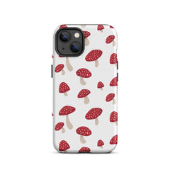 Red Mushrooms iPhone Case