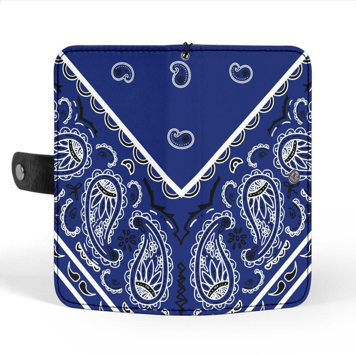 Royal Blue Bandana Phone Case Wallet Secondary image
