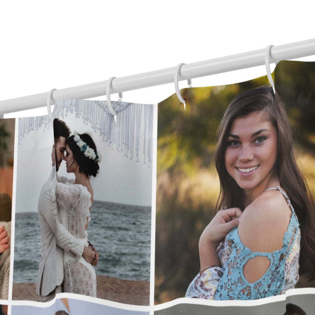 Custom Photo Collage Shower Curtain
