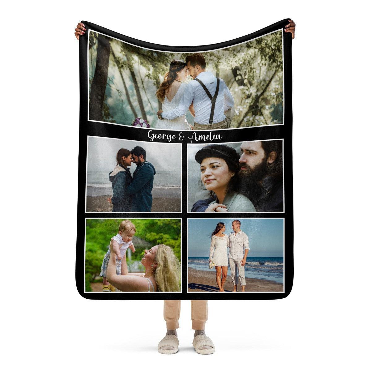Custom Photo Collage Blanket Secondary image