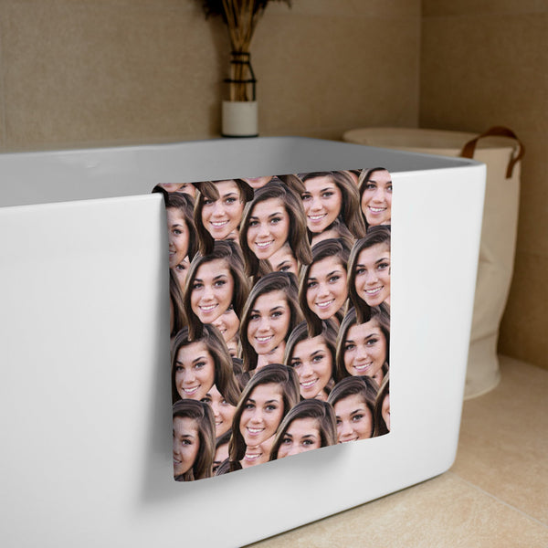 Custom Faces Beach Towel