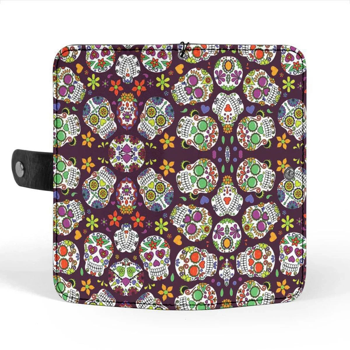 Sugar Skull Phone Wallet Case Secondary image