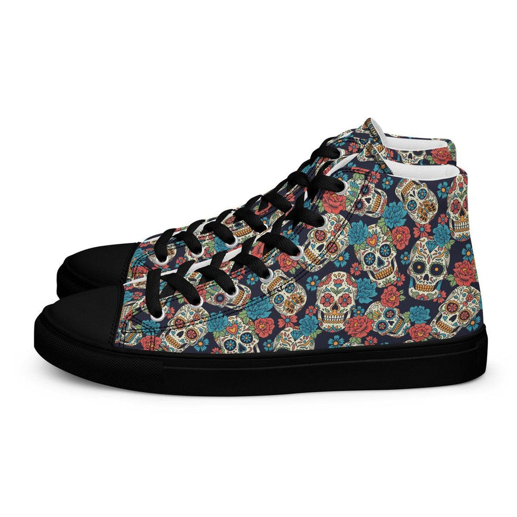 Sugar Skulls Men's High Top Shoes – Zeek Creative Shop