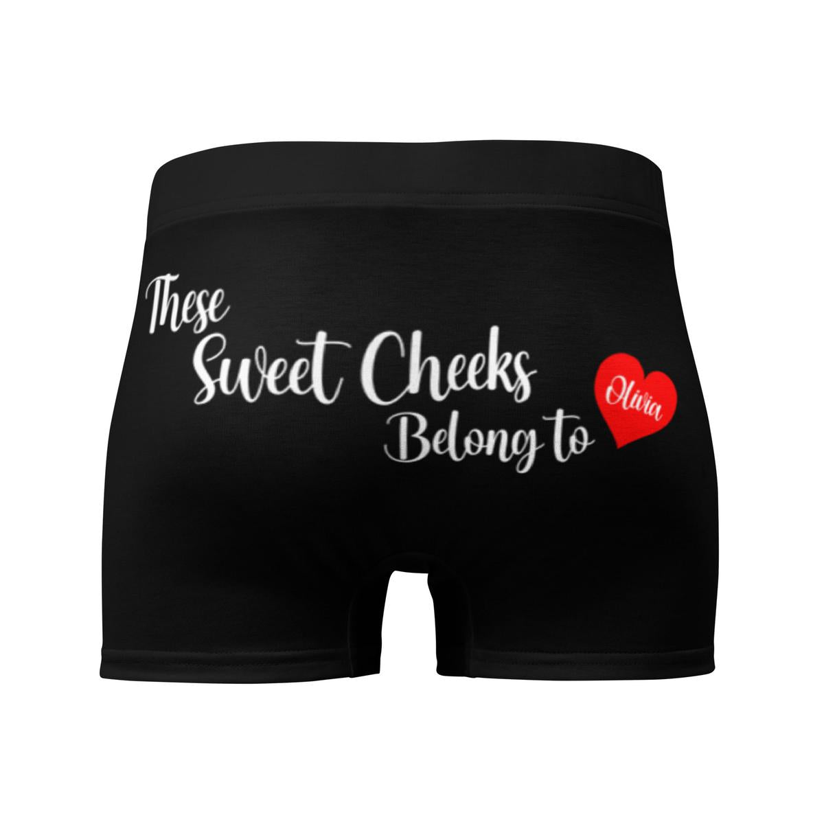 These Sweet Cheeks Belong To Personalized Name Boxers Main image