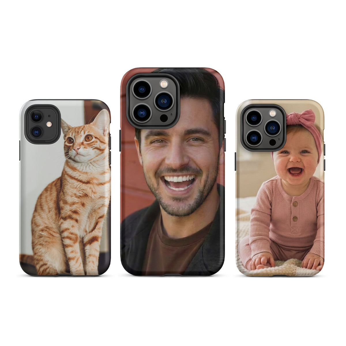Custom Photo Tough iPhone Case