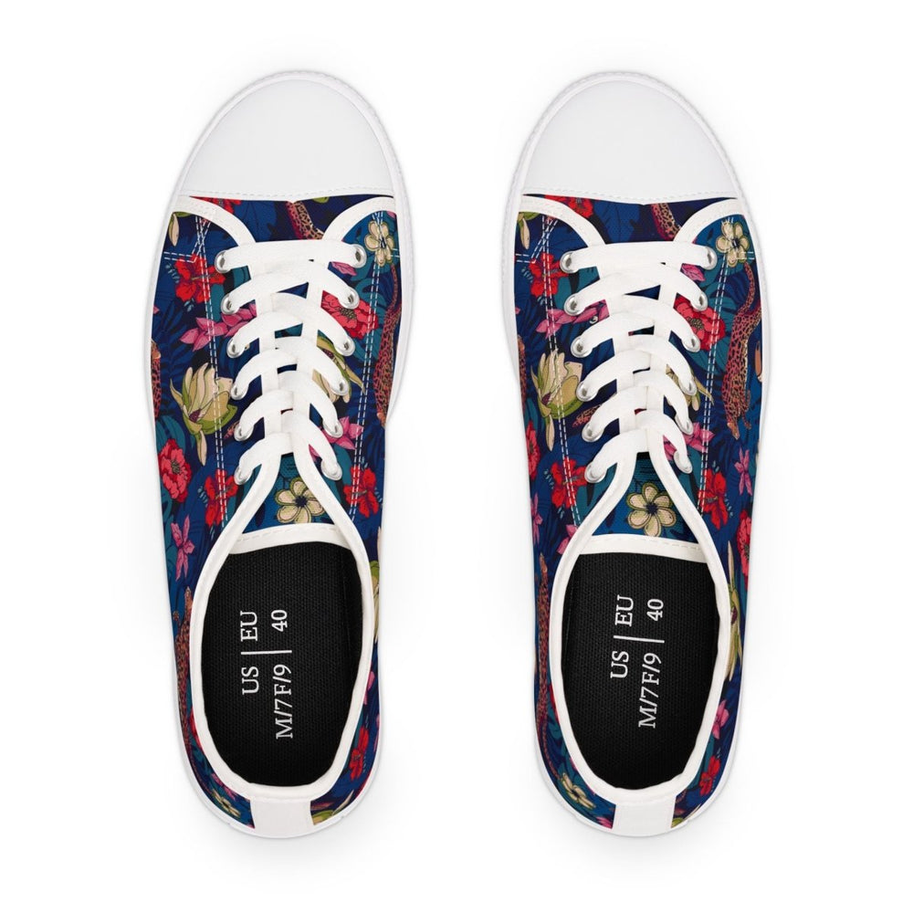 Tropical Flowers Women's Low Top Shoes