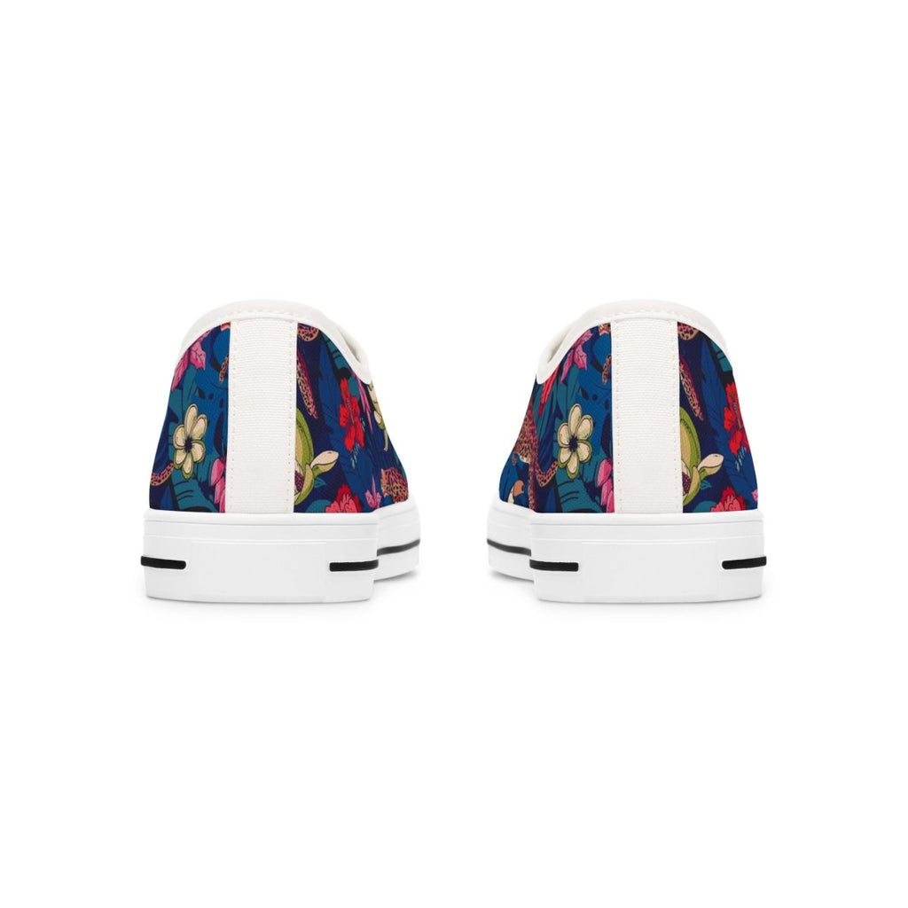 Tropical Flowers Women's Low Top Shoes