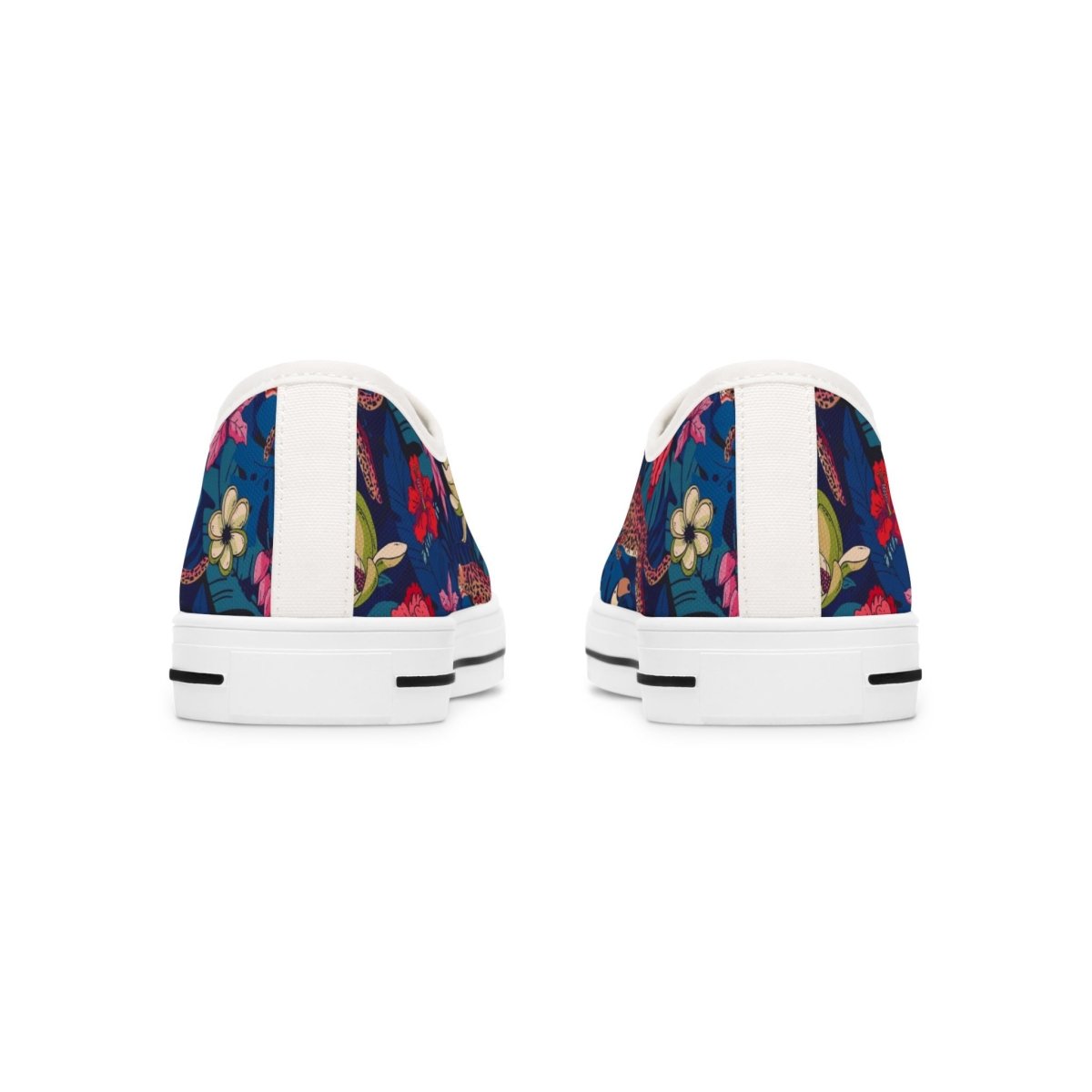 Tropical Flowers Women's Low Top Shoes