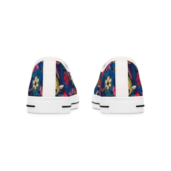 Tropical Flowers Women's Low Top Shoes