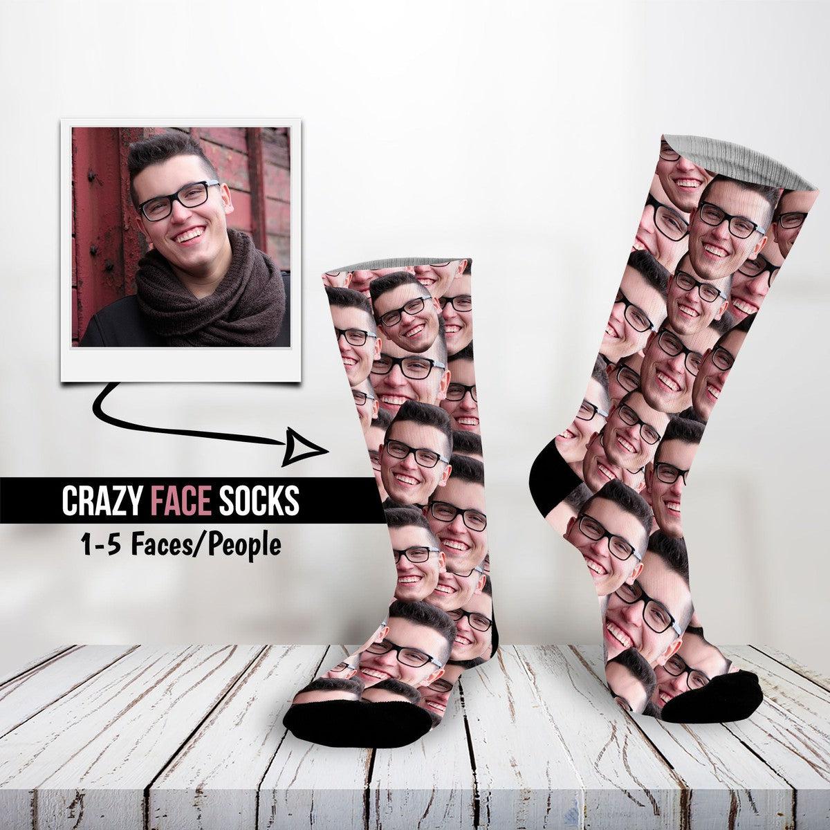 Crazy Face Socks Main image