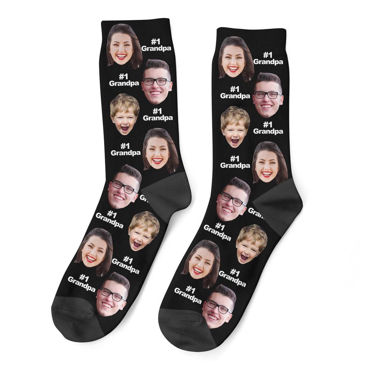 Custom #1 Grandpa Socks Secondary image