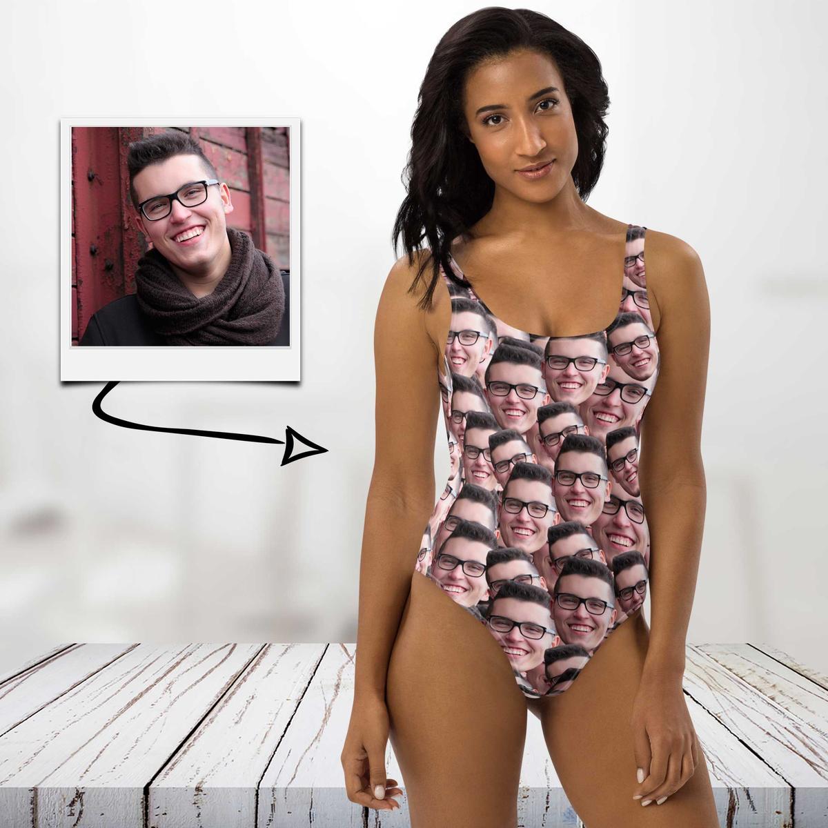 Crazy Faces Swimsuit Main image