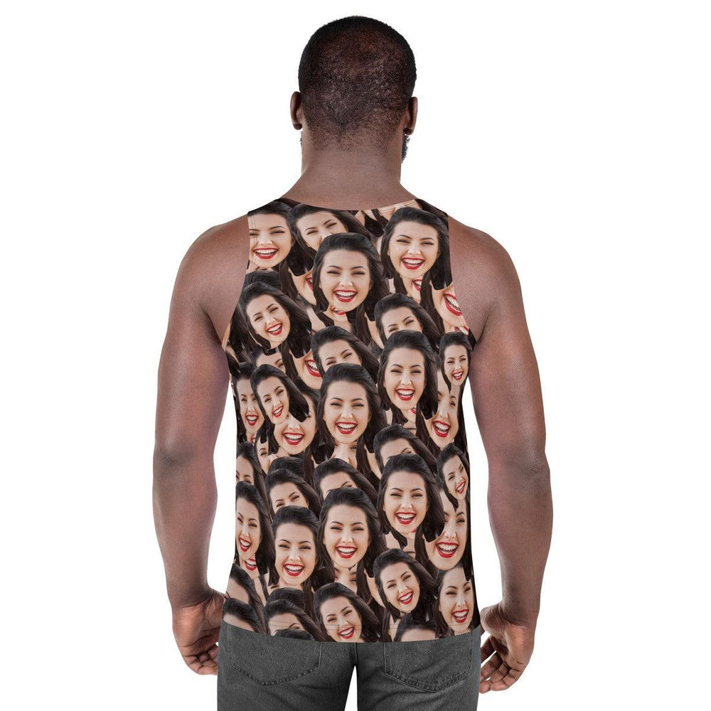 Custom Crazy Face Unisex Tank Top