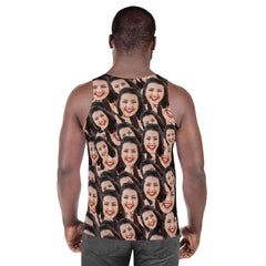 Custom Crazy Face Unisex Tank Top